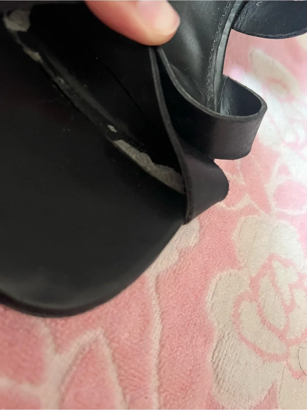 Franco Sarto Black Strappy Gladiator Sandals